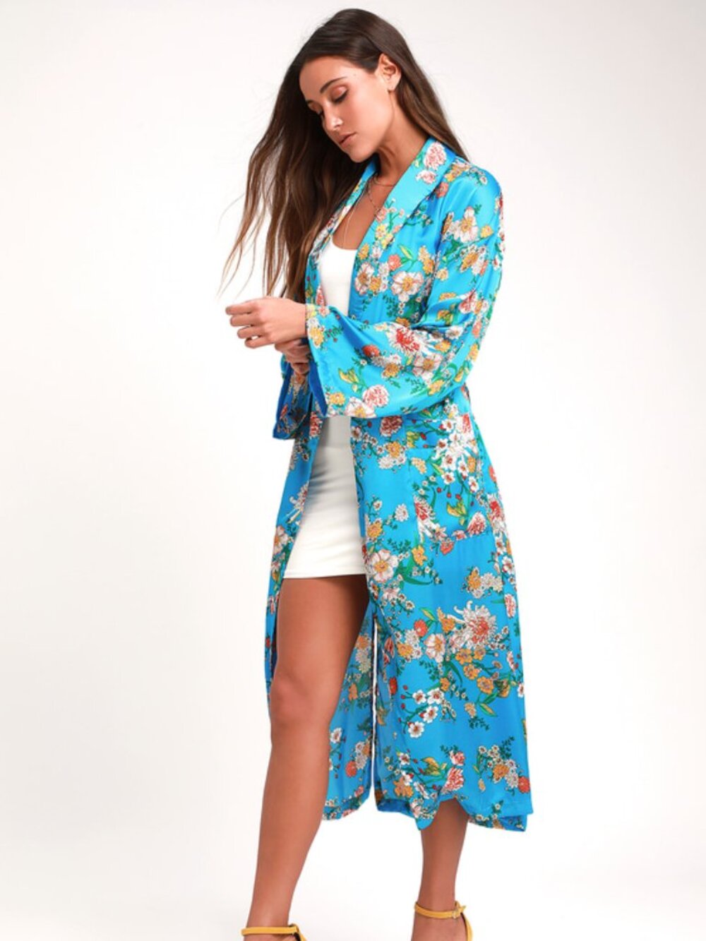 Lulus Satin Duster